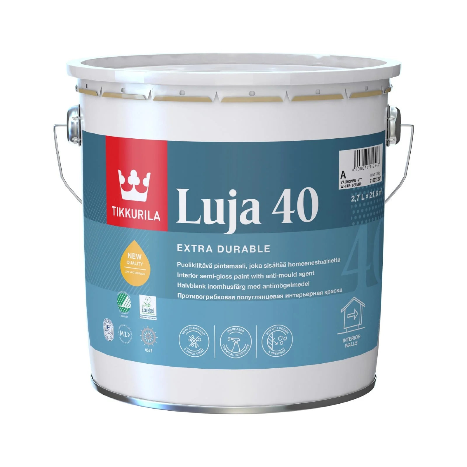 KRĀSA SIENĀM LUJA 40 2.7L A-BALTA