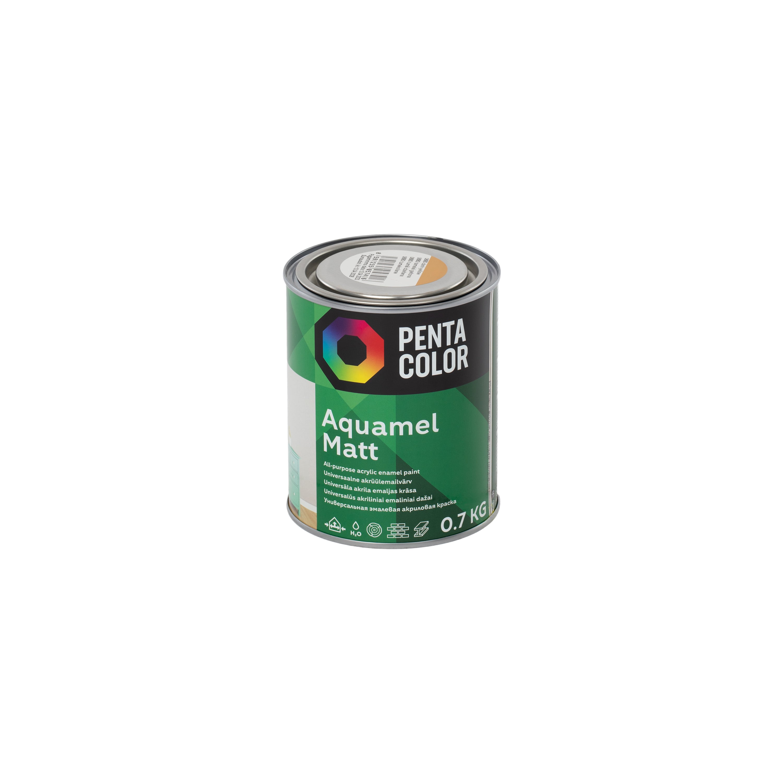 KRĀSA AQUAMEL TUM.DZELT 0.7KG 0680 MAT