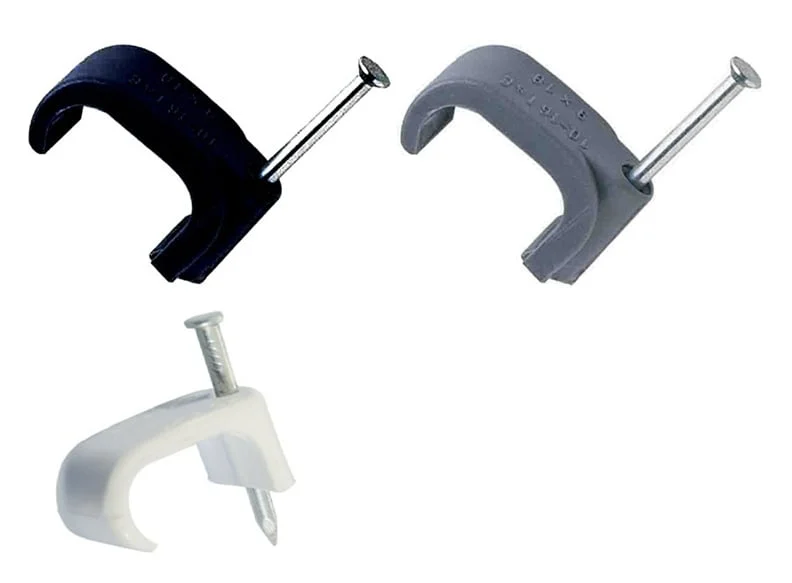 CABLE CLAMPS NC6X10 WHITE 20PCS