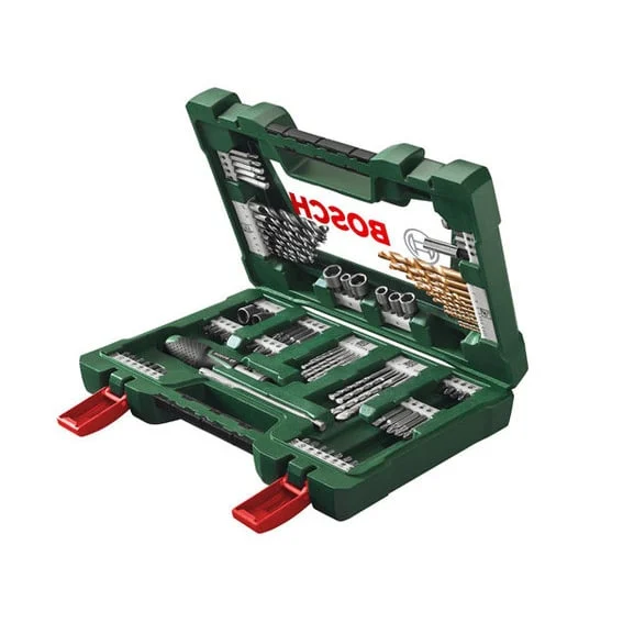 DRILL AND BIT SET 91-PIECE V-LINE