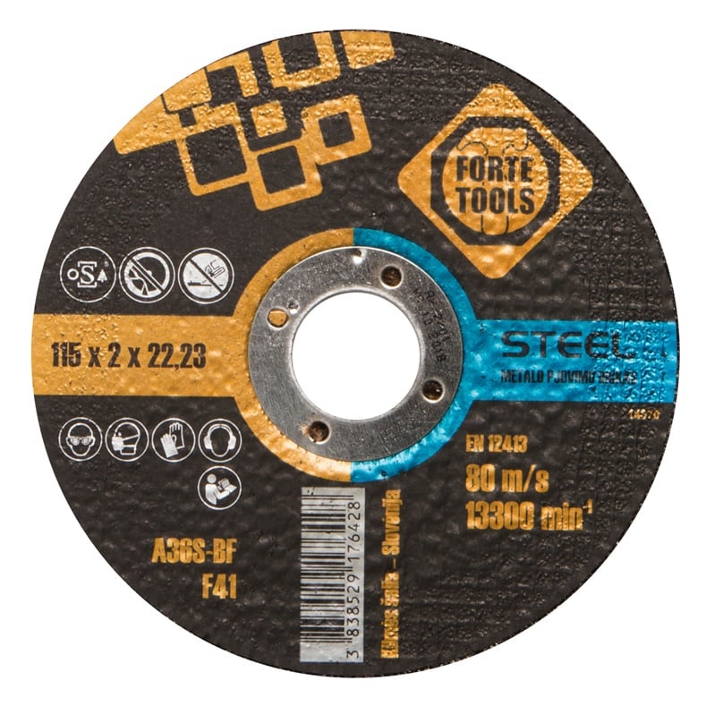 CUTTING DISCS FOR METAL 115X2.0X22.23