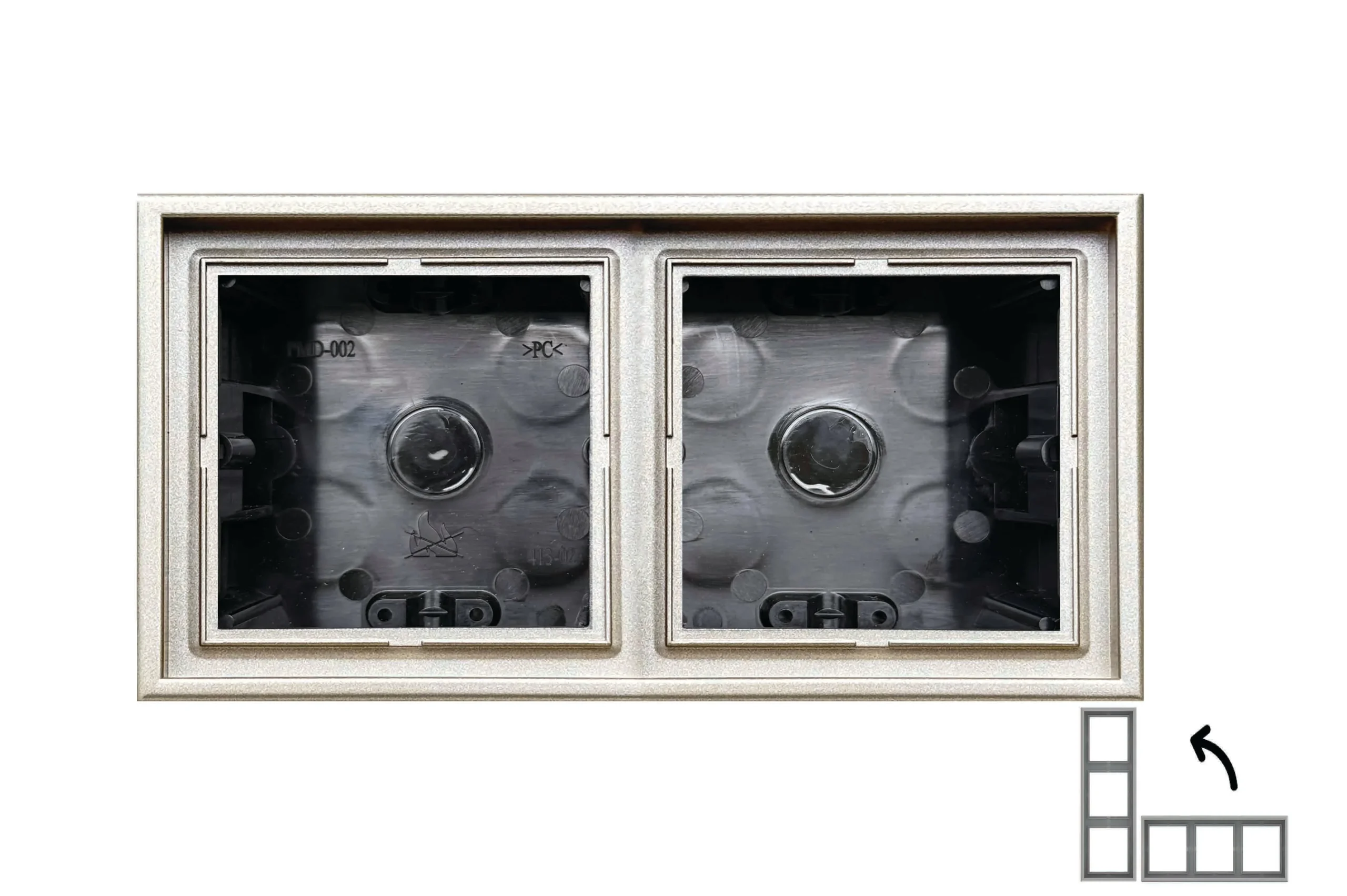 FRAME PMD-002.M/CH 2G MODERN CHAMPAGNE