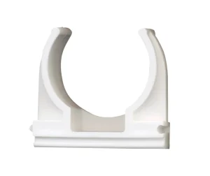 CLIPS FOR PIPES 20MM, GRAY - 5PCS