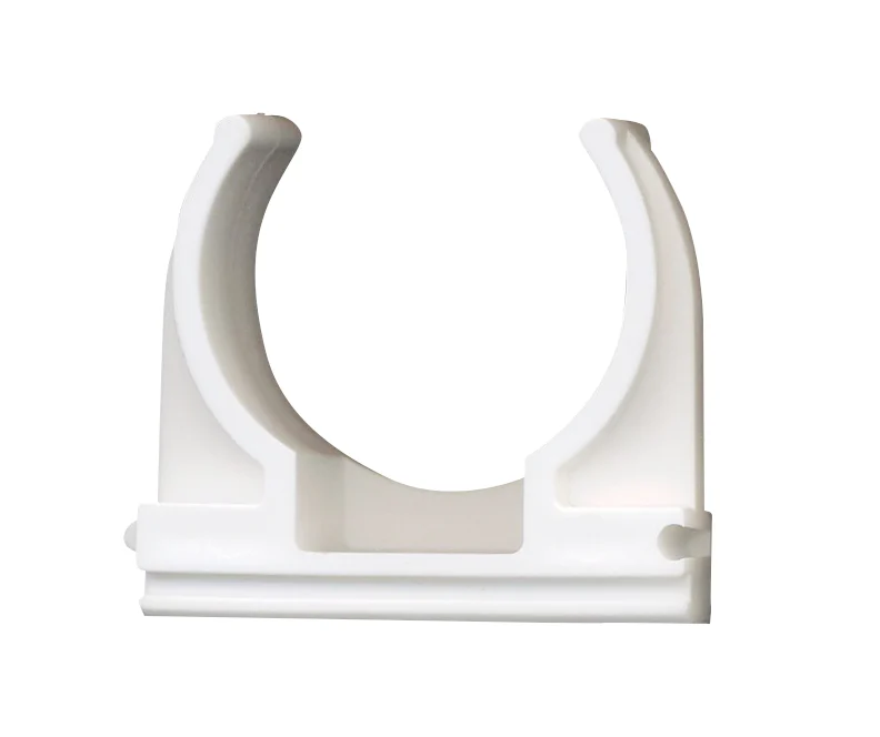 CLIPS FOR PIPES 20MM, GRAY - 5PCS