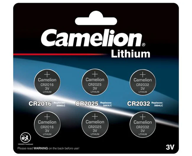 CAMELION K 2XCR2032.2XCR2025.2XCR2016