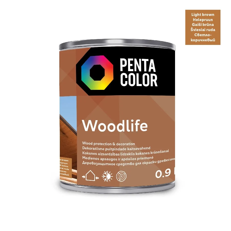 IMPREGNANT WOODLIFE LIGHT BROWN 0.9