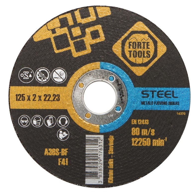 CUTTING DISCS FOR METAL 125X1.2X22.23