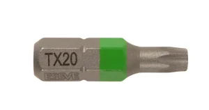 SCREWDRIVER TIPS COMP. TX20X25MM 3PCS