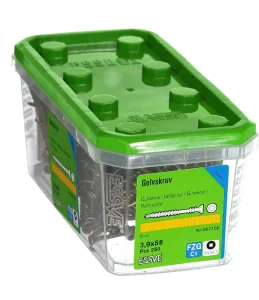 SKRŪVE AR KVADRĀTA GAL. 3.9X58 250GAB