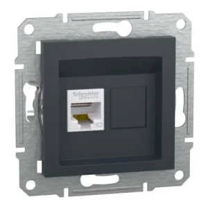 DATA SOCKET ASFORA 1XRJ45 ANTHRACITE