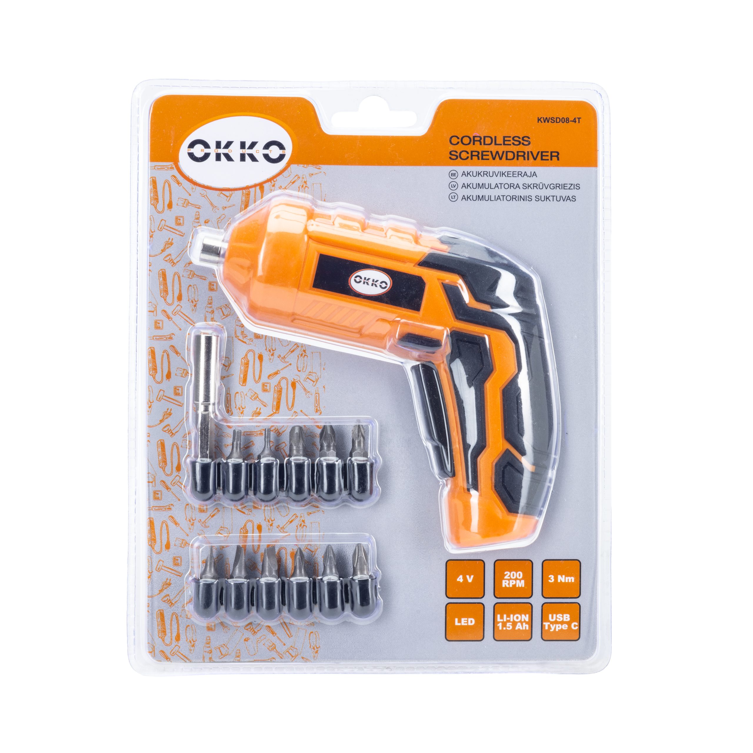 SCREWDRIVER BATTERY.KWSD08-4T 4V 1.5AH