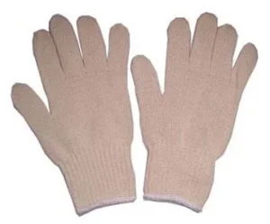 BLEACHED COTTON GLOVES GB52F SIZE 9