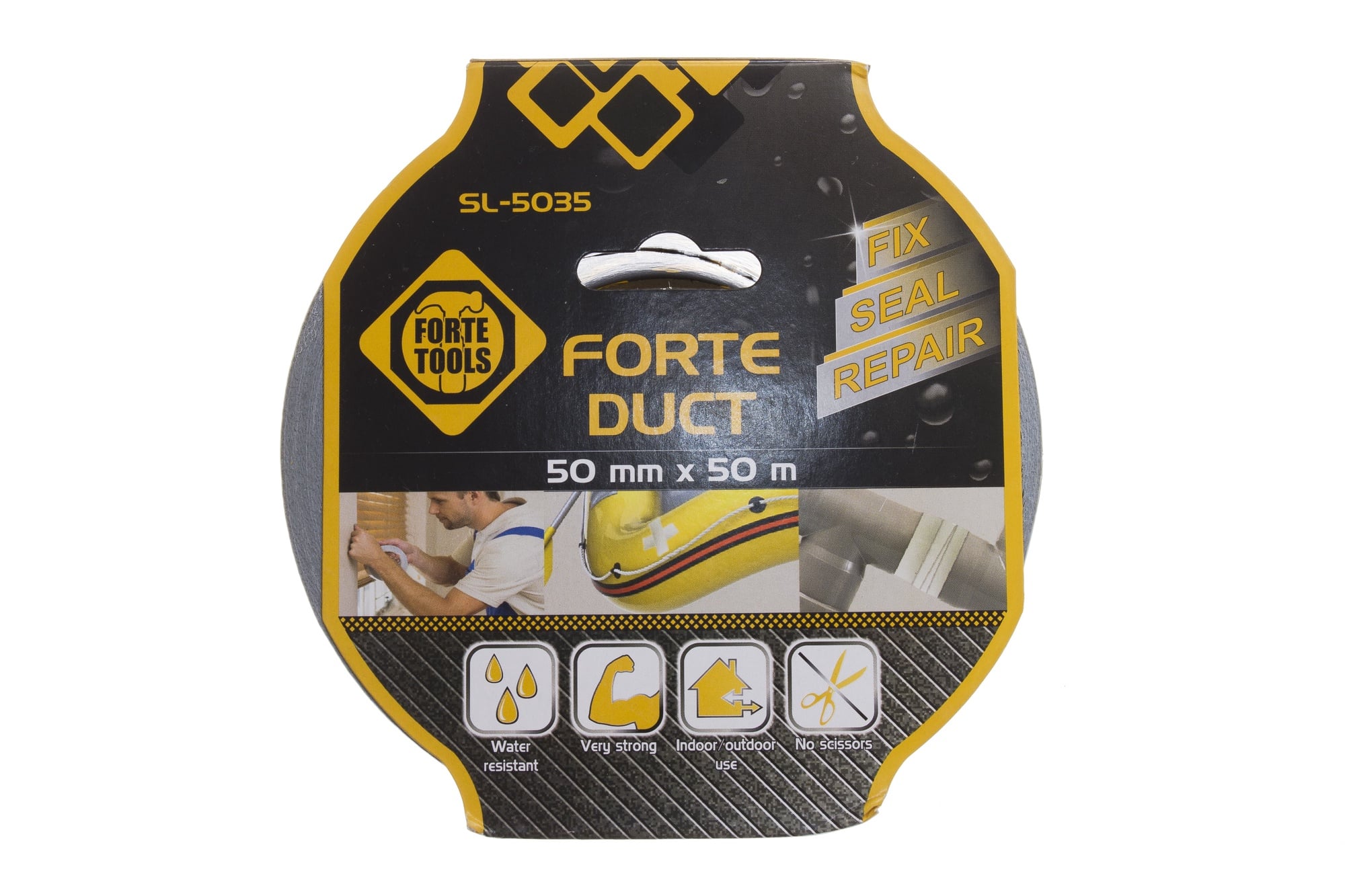LIMLENT FORTE FABRIC 50MX50MM SILVER
