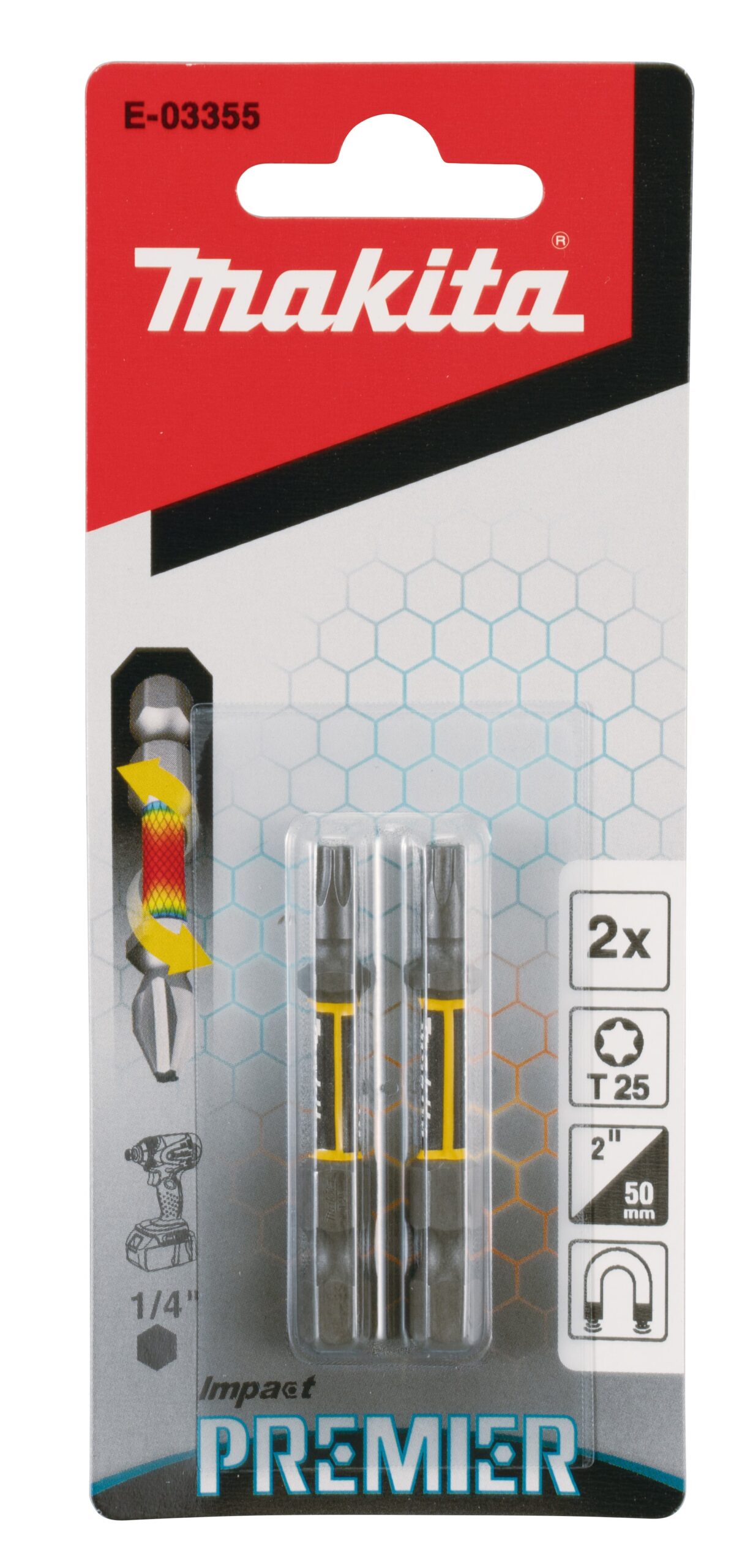 UZGALIS SKRŪVGRIEŽU TX25 50MM 2GB