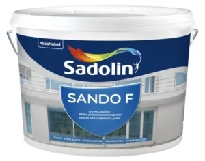 КРАСКА ДЛЯ ФАСАДА SANDO F WH 10L