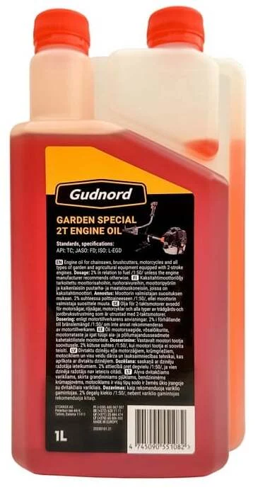 MOTOREĻĻA GARDEN SPECIAL 2T 1L GUDNORD