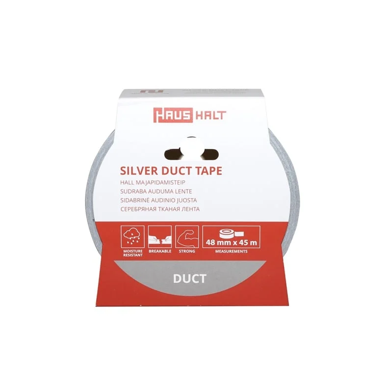 ADHESIVE TAPE HAUSHALT 48 MM 45M SILVER