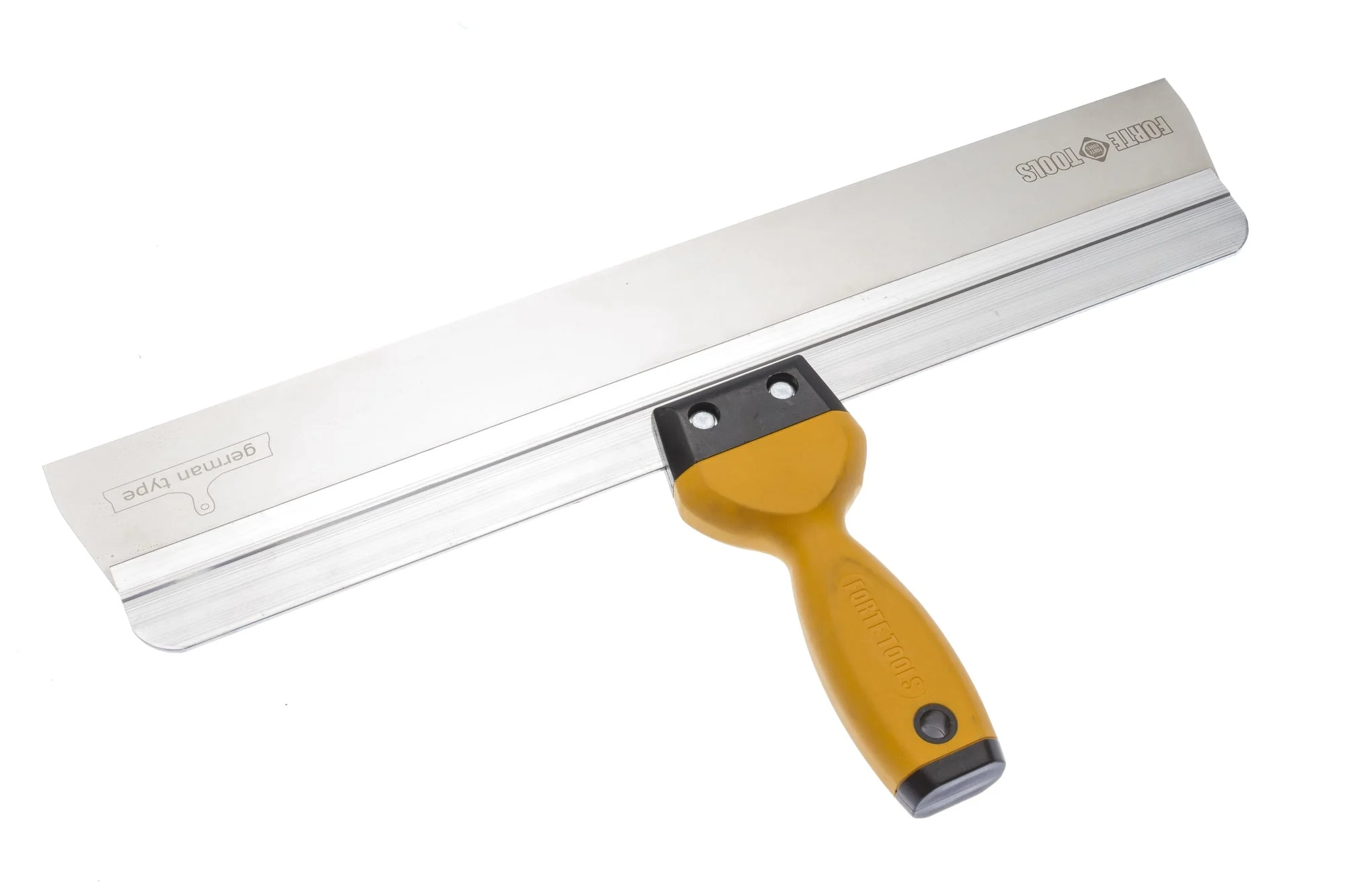 SPATULA. WITH HANDLE 45CM FORTE MET.STEEL.
