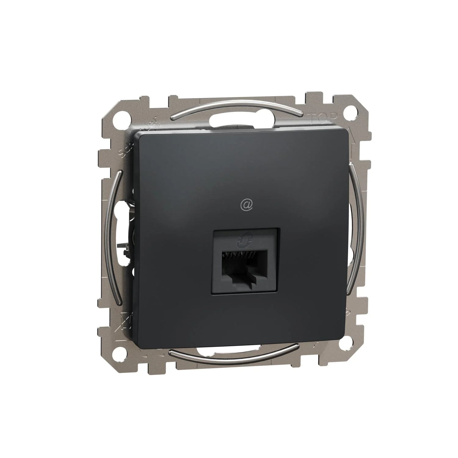 K-JACK DATA 1XRJ45 CAT5E UTP АНТРАЦИТОВЫЙ