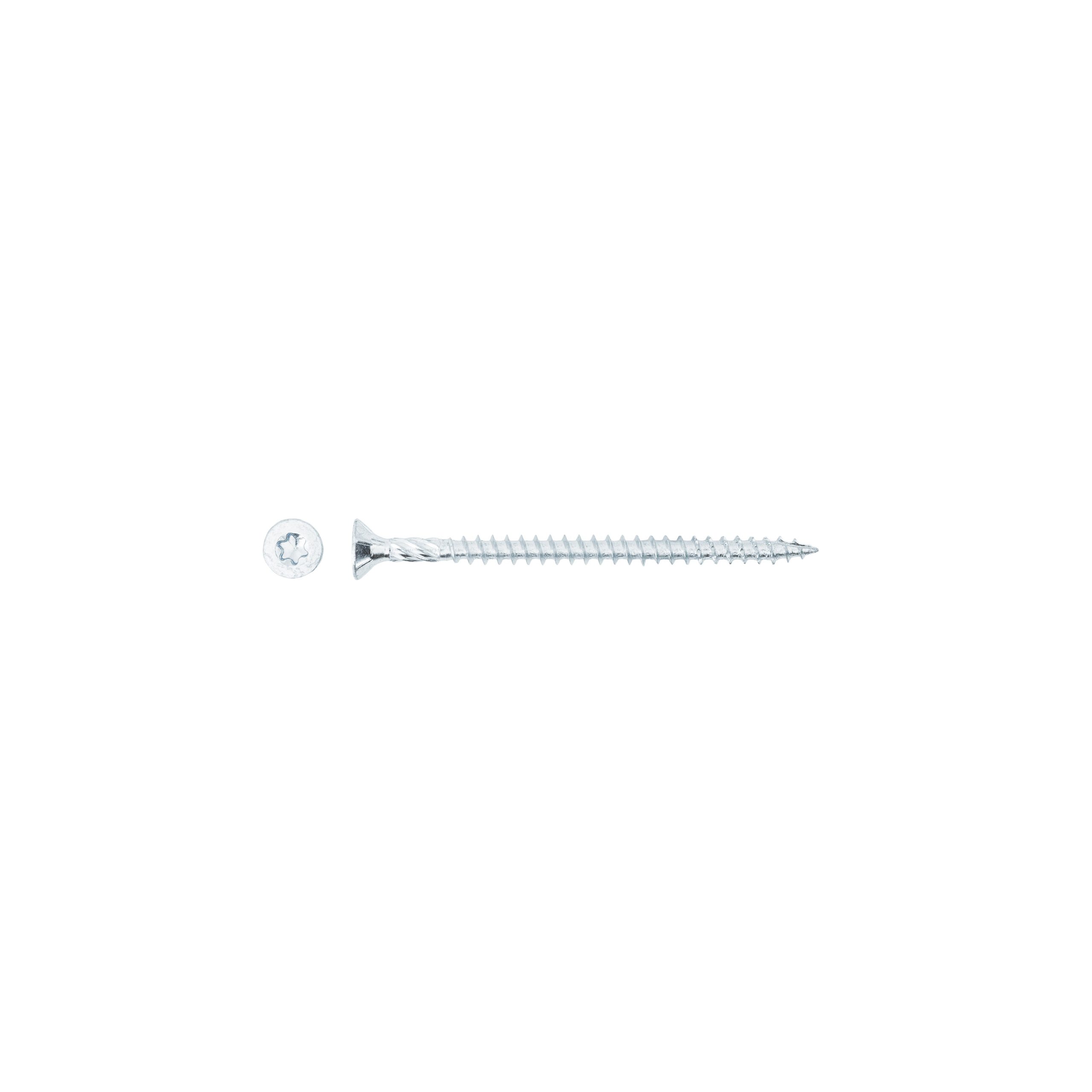 WOOD SCREWS T20 4.0X60/36 ZN 200PCS