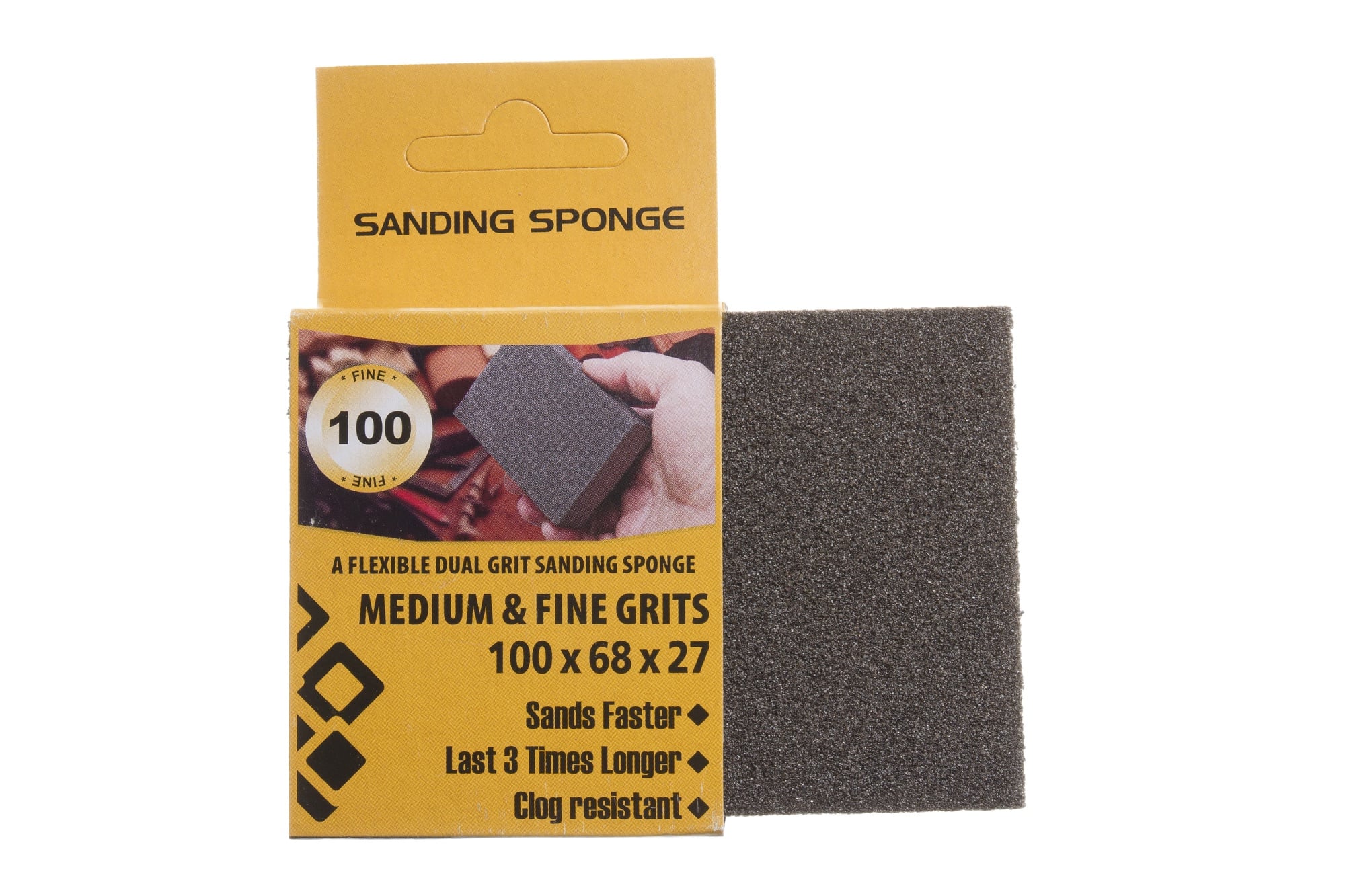 SPONGE GRINDING 100X68X27 NR100 4-SIDED.