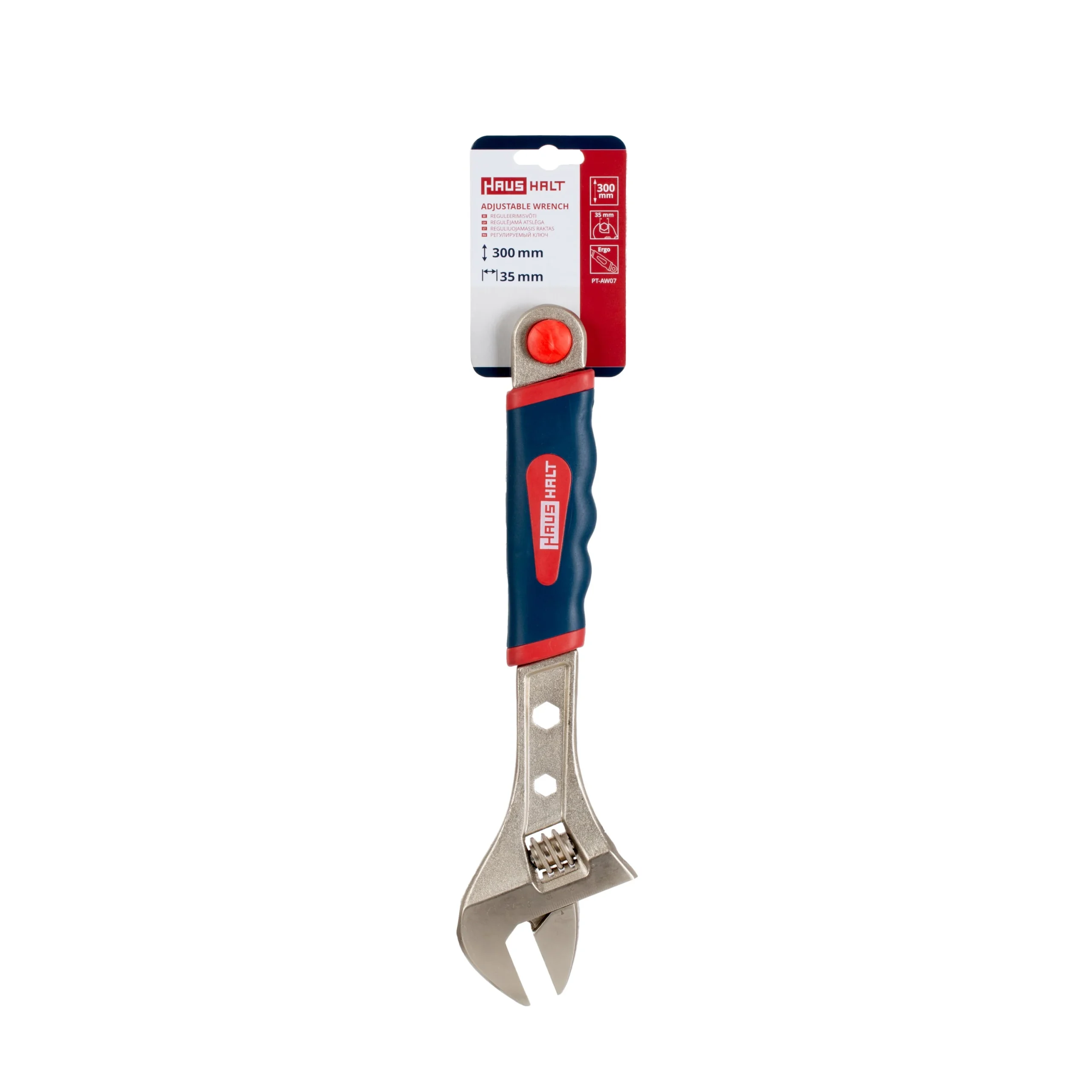 ADJUSTABLE WRENCH HAUSHALT 300MM