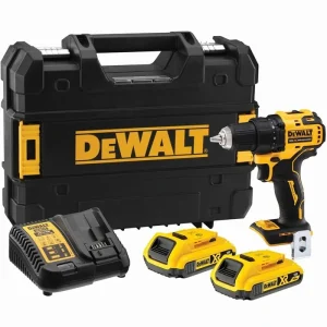 DeWALT Cordless Drill, 18V, 2 x 2Ah
