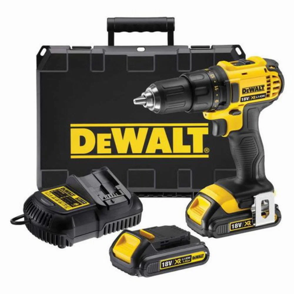 DeWALT Cordless Drill XR 18V, 1.5Ah, Li-ion