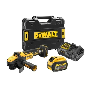 DeWALT Угловая шлифмашина 125мм FVADV (рег. скорости) 18V 1x6Ah TSTAK