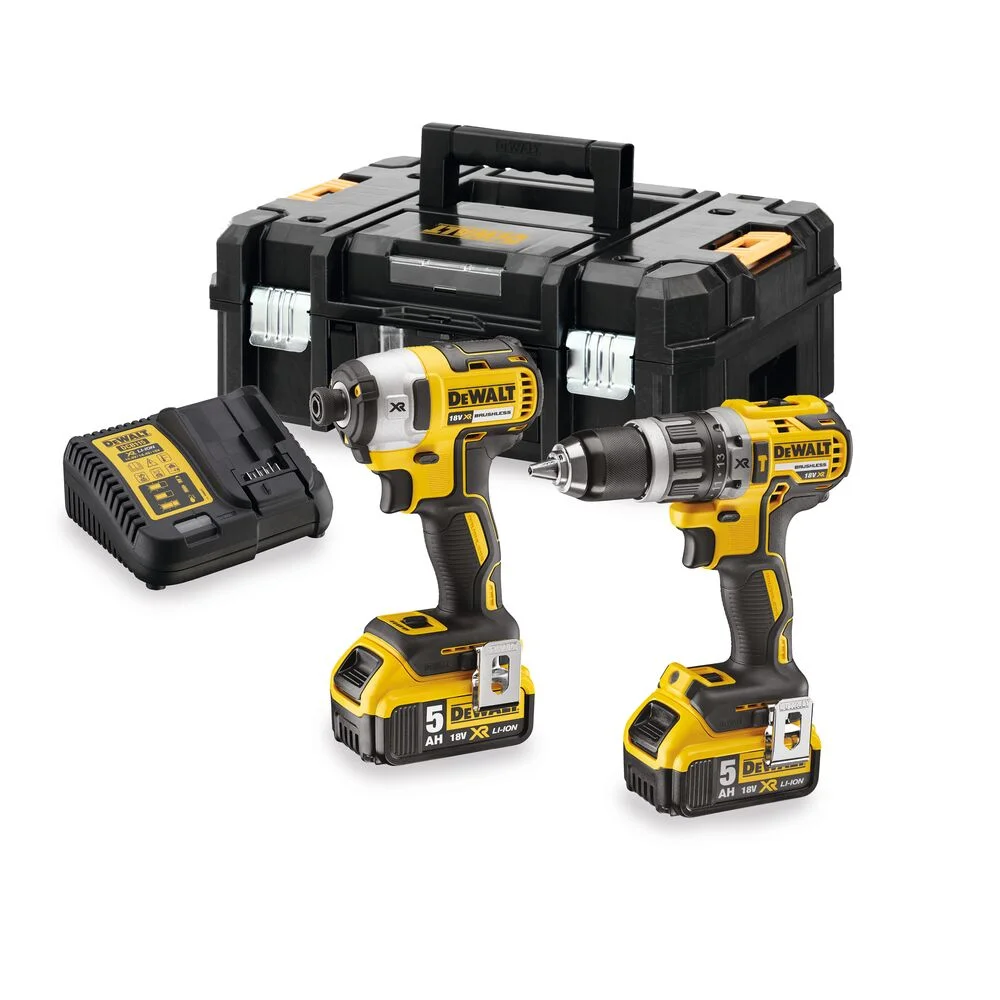 DeWALT tool set (DCD796 + DCF887)