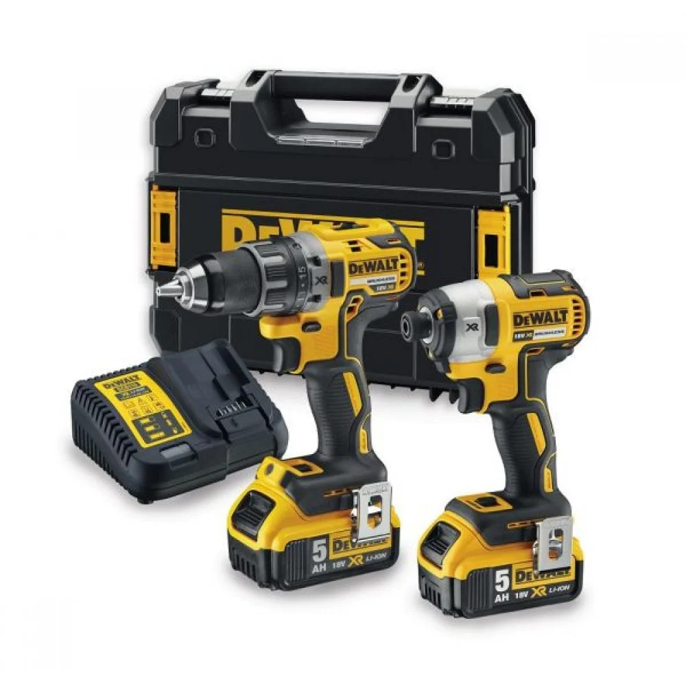 DeWalt Cordless Impact Drill and Screwdriver DCD791+DCF887