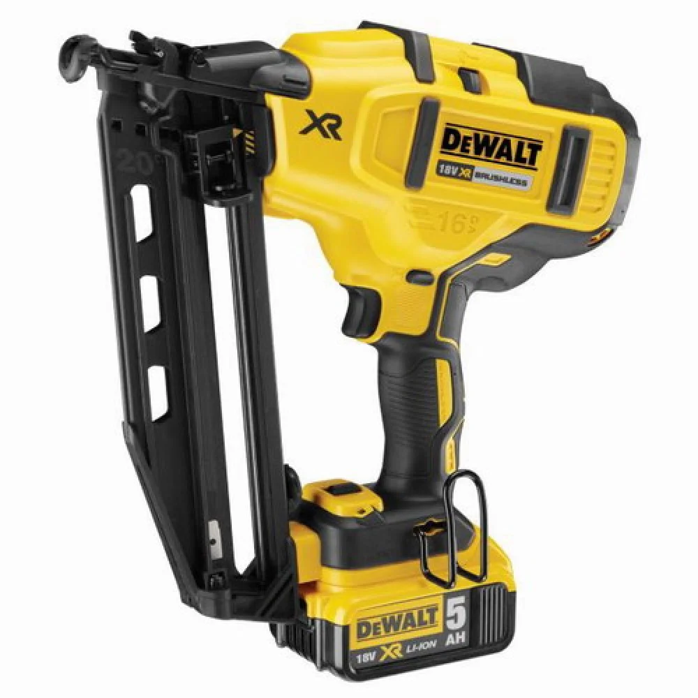 DEWALT Nailer 16 Ga 18V 5.0 Ah