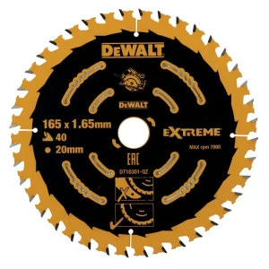 DeWALT Zāģripa EXTREME 165x20x40T