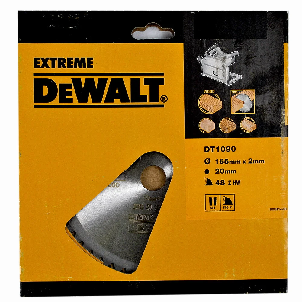 DeWALT Saw Blade 165mm x 2mm 48T
