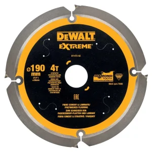 DeWALT Saw Blade for Fiberboard Materials 190x30mm x4T