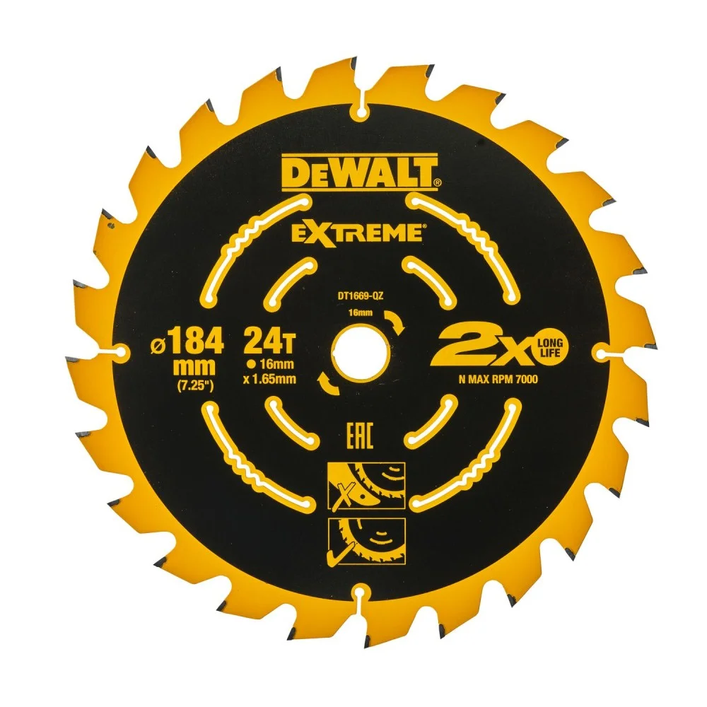 DEWALT Saw Blade CSB 184x16x24T
