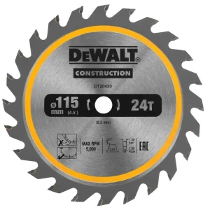 DEWALT 115mm 24T TCT пилу диск
