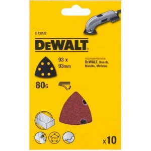 DeWALT Шлифовальная бумага 10x80g