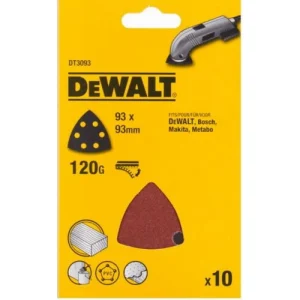 DeWALT Наждачная бумага 10x120г