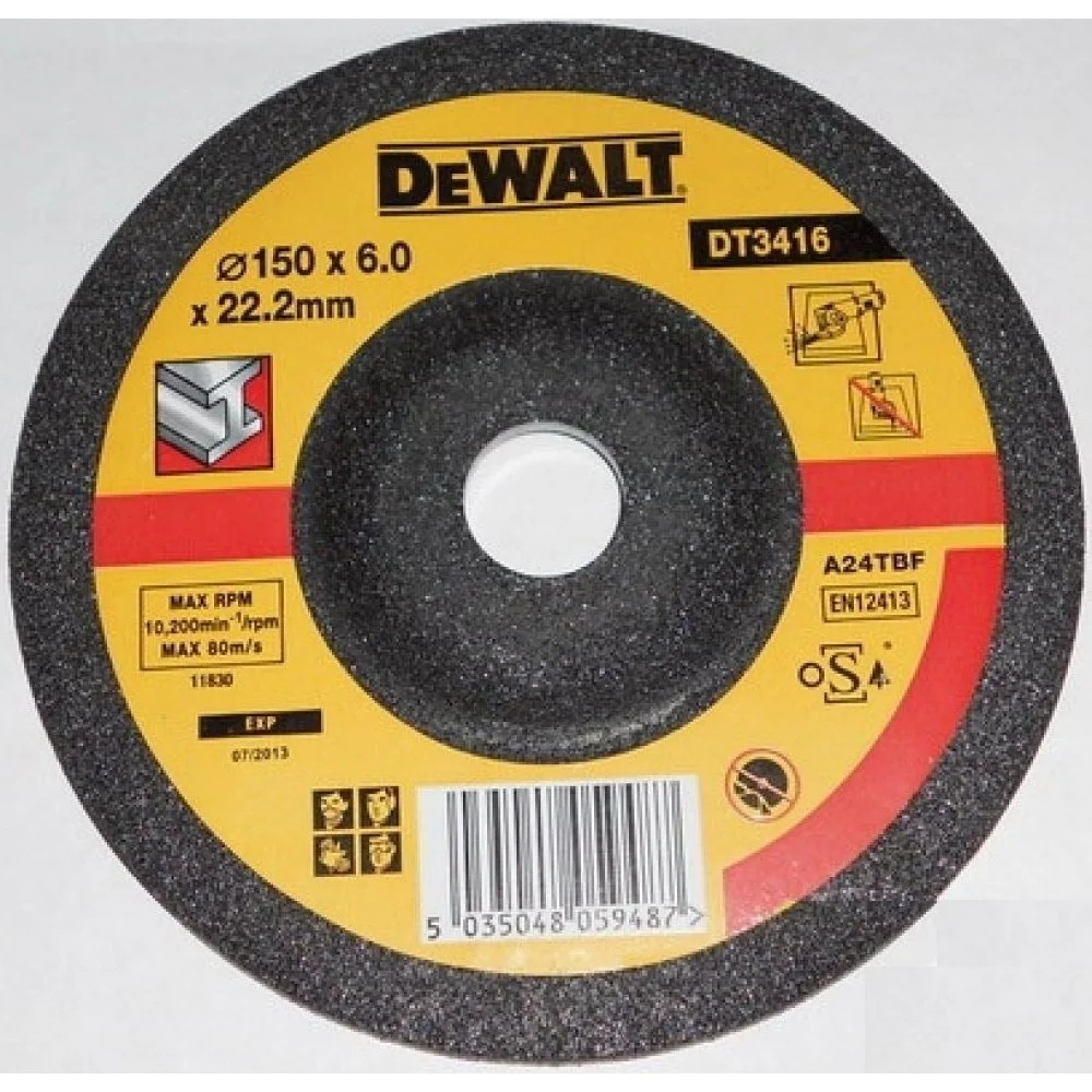 DeWALT Grinding Discs for Metal Ø 150x6.0x22.2 mm