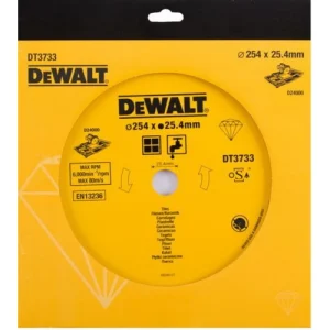 DeWALT Diamond Blade 254x25.4mm (for tiles, ceramics)