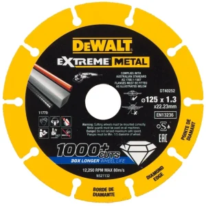 DeWALT Extreme metal 125x22.23x1.3mm