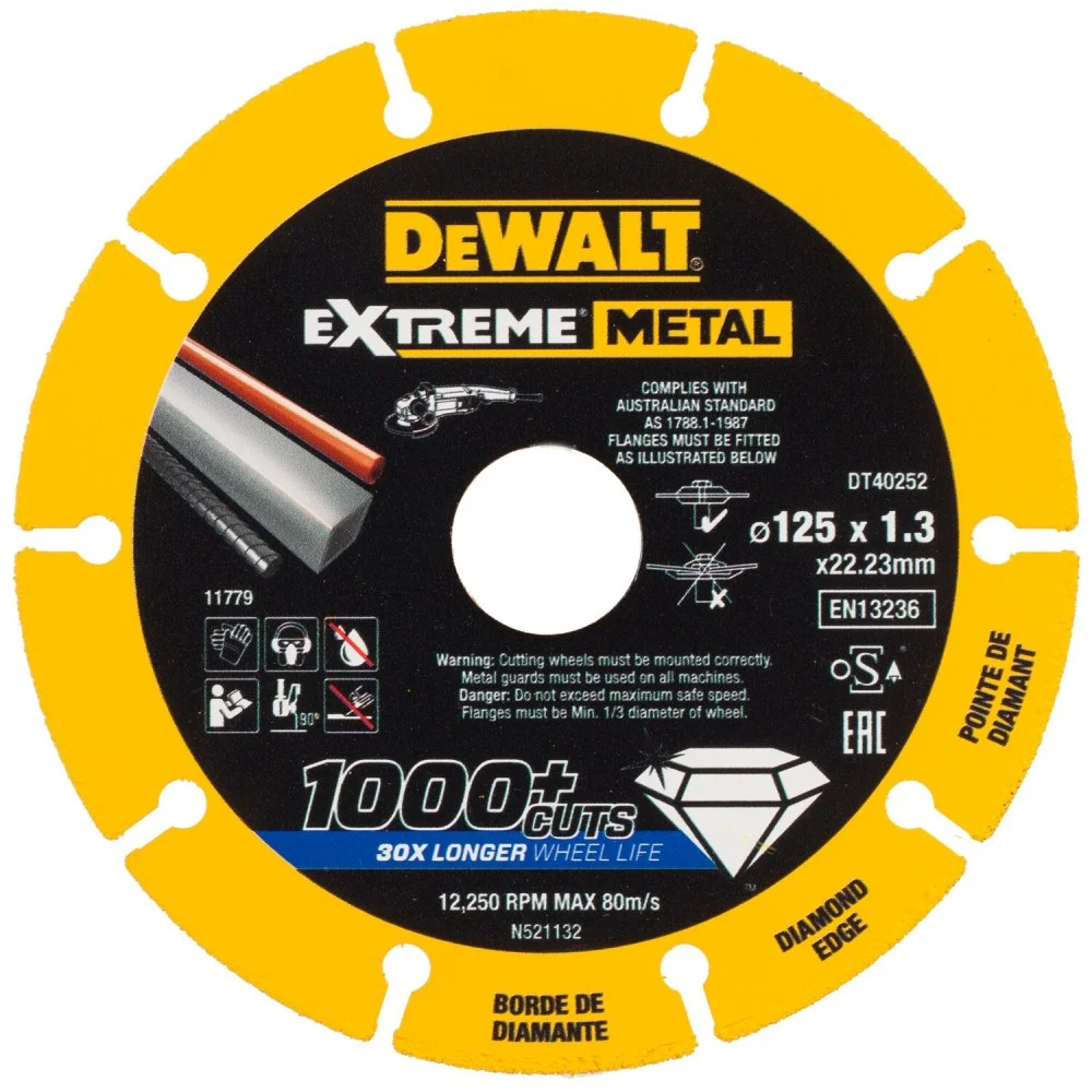 DeWALT Extreme metal 125x22.23x1.3mm