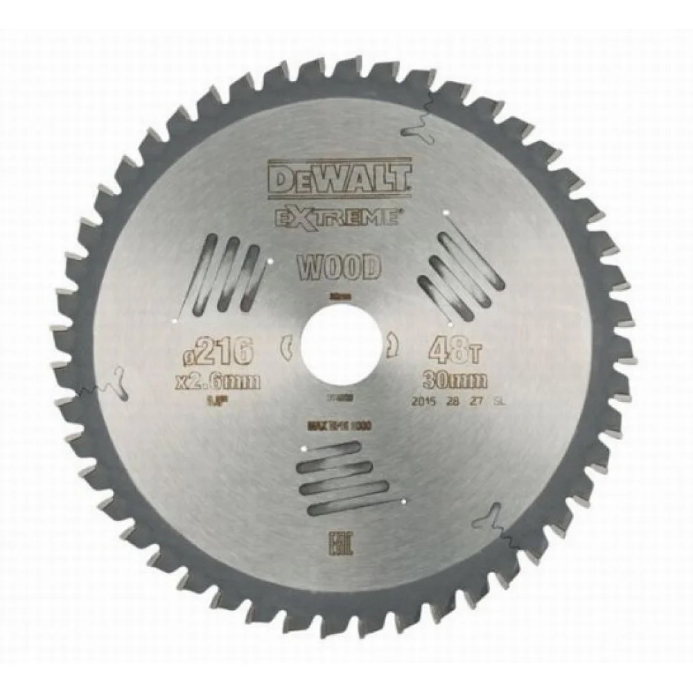 DeWALT Saw Blade 216x30mm 48T