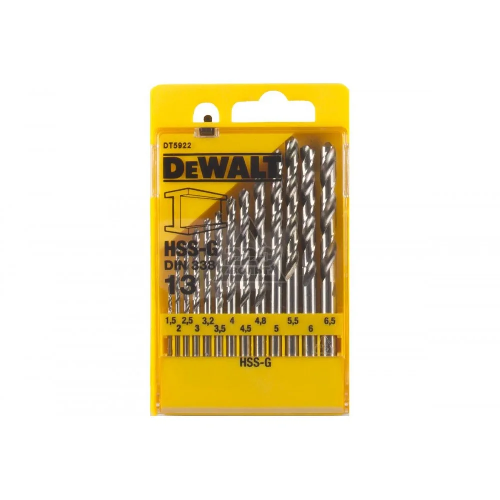 DeWALT Urbju komplekts HSS-G Metāla (13 gab.)