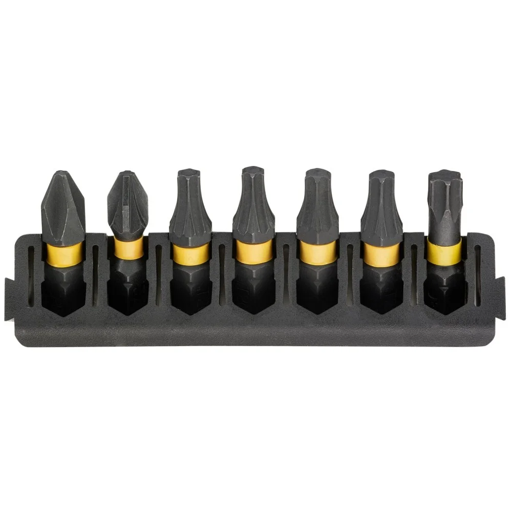 DeWALT 25мм PH PZ TX комплект FLEXTORQ 7шт.