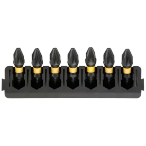 DeWALT 25mm PZ2 бит FLEXTORQ 7 шт.