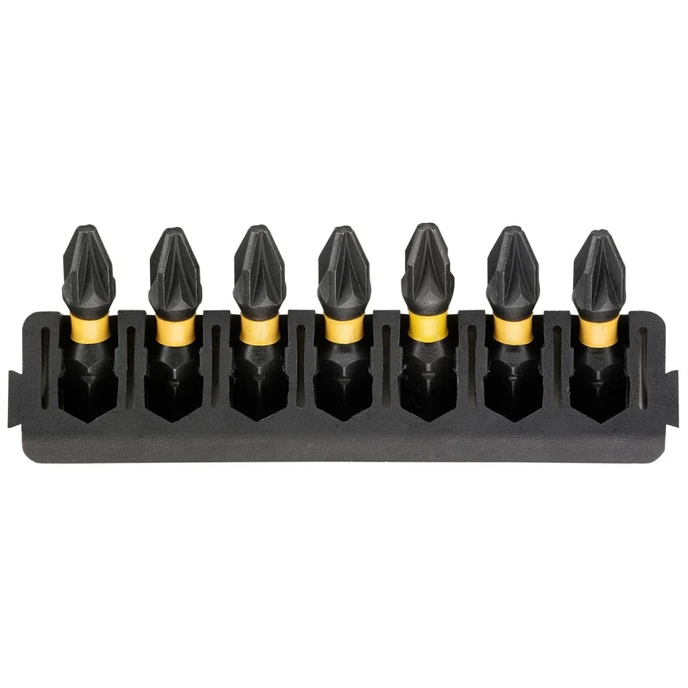 DeWALT 25mm PZ2 бит FLEXTORQ 7 шт.