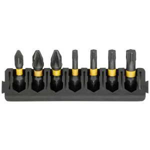 DeWALT 25мм PZ TX комплект FLEXTORQ 7шт.