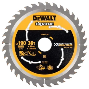 DeWALT Zāģripa XR EXTREME 190mm x 30mm 36T CSB